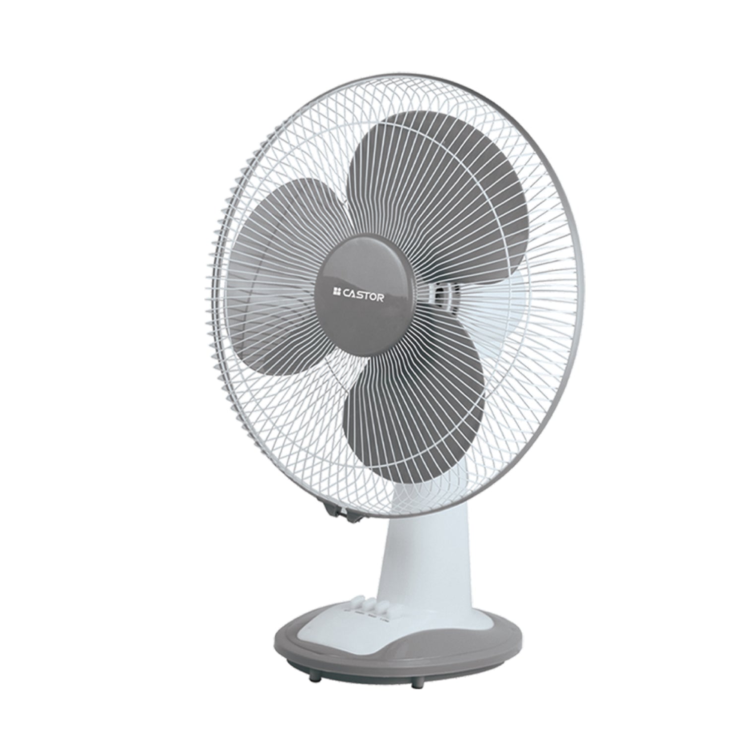 CASTOR CT BLIZARD 03 Table Fan, 3 Leaf, Wide Oscillation, 3 Speed Control, High Airflow, Silent Operation, 50W (Black)