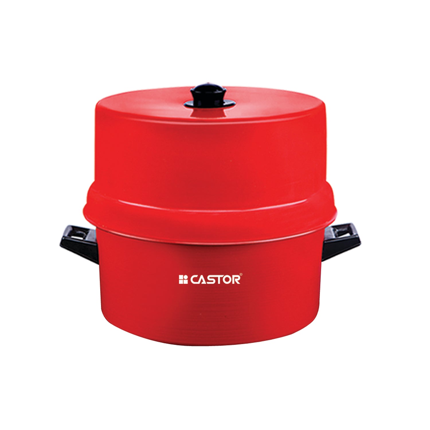 CASTOR Aluminium Choodarapetty (Hot Pot) 1.5KG with Bakelite Handle, Steel Pot Inside, Long Lasting Aluminium Body
