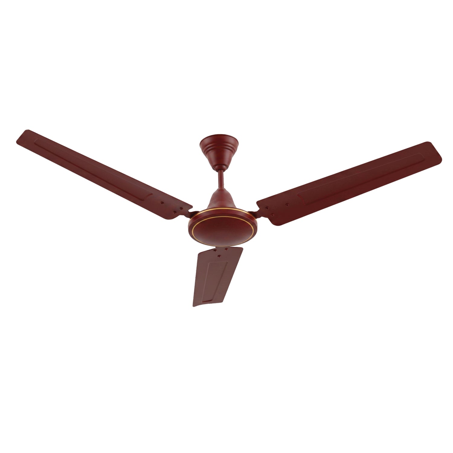 CASTOR CLASSIC COOL Ceiling Fan 50W, 2 Star Rated, Metal Blades, Copper Coil, 14 Pole Winding, 2 Year Warranty (Brown)