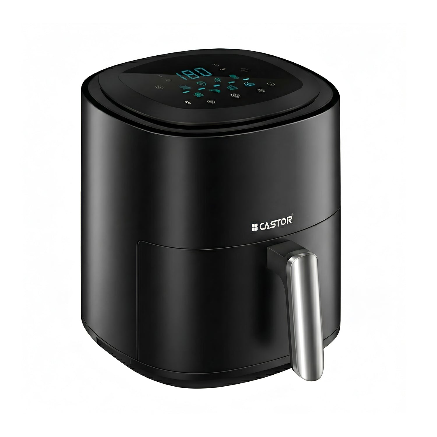 CASTOR CLEAR CHEF 402D Digital Air Fryer 4.2 Litre 1500W with Non-Stick Food Basket, Digital Display, Feather Touch, Preset Cooking Modes (Black)