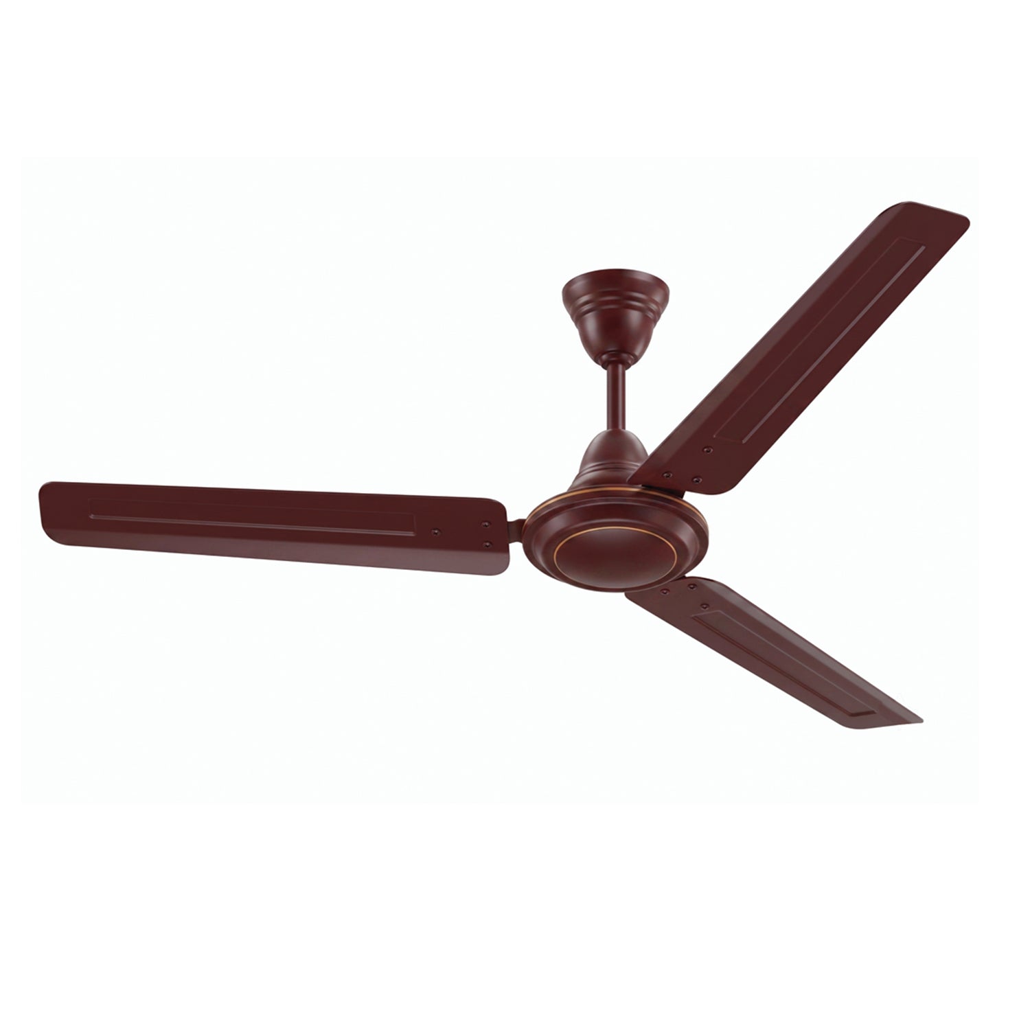 CASTOR CT BLISS 777 Ceiling Fan, Metal Blades, Copper Coil, 14 Pole Winding, Double Ball Bearing, 2 Year Warranty (Brown)