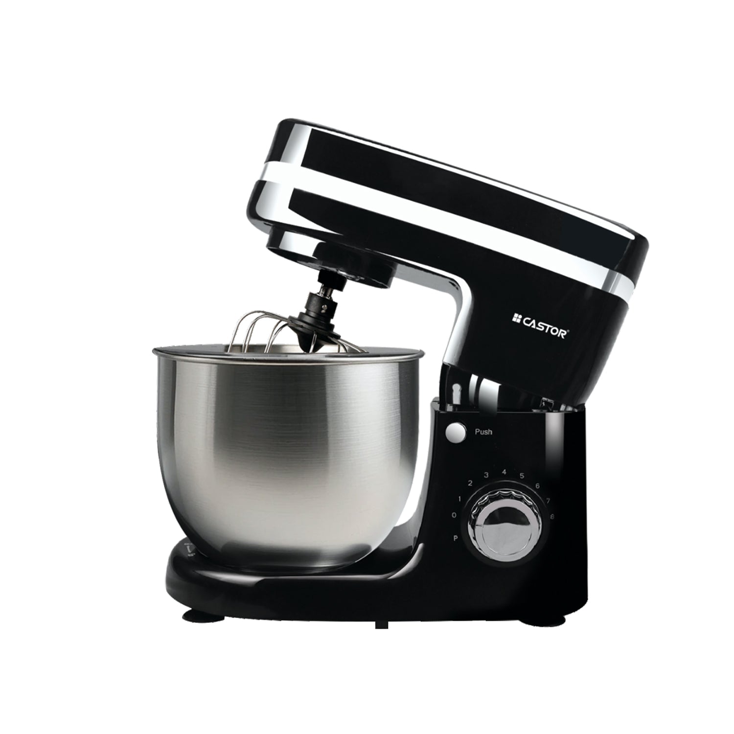 CASTOR CT CHEF MASTER 450 Stand Mixer with 5.0L Stainless Steel Bowl, 100% Copper Motor, 1500W, 8 Speed Adjust, Planetary Rotation