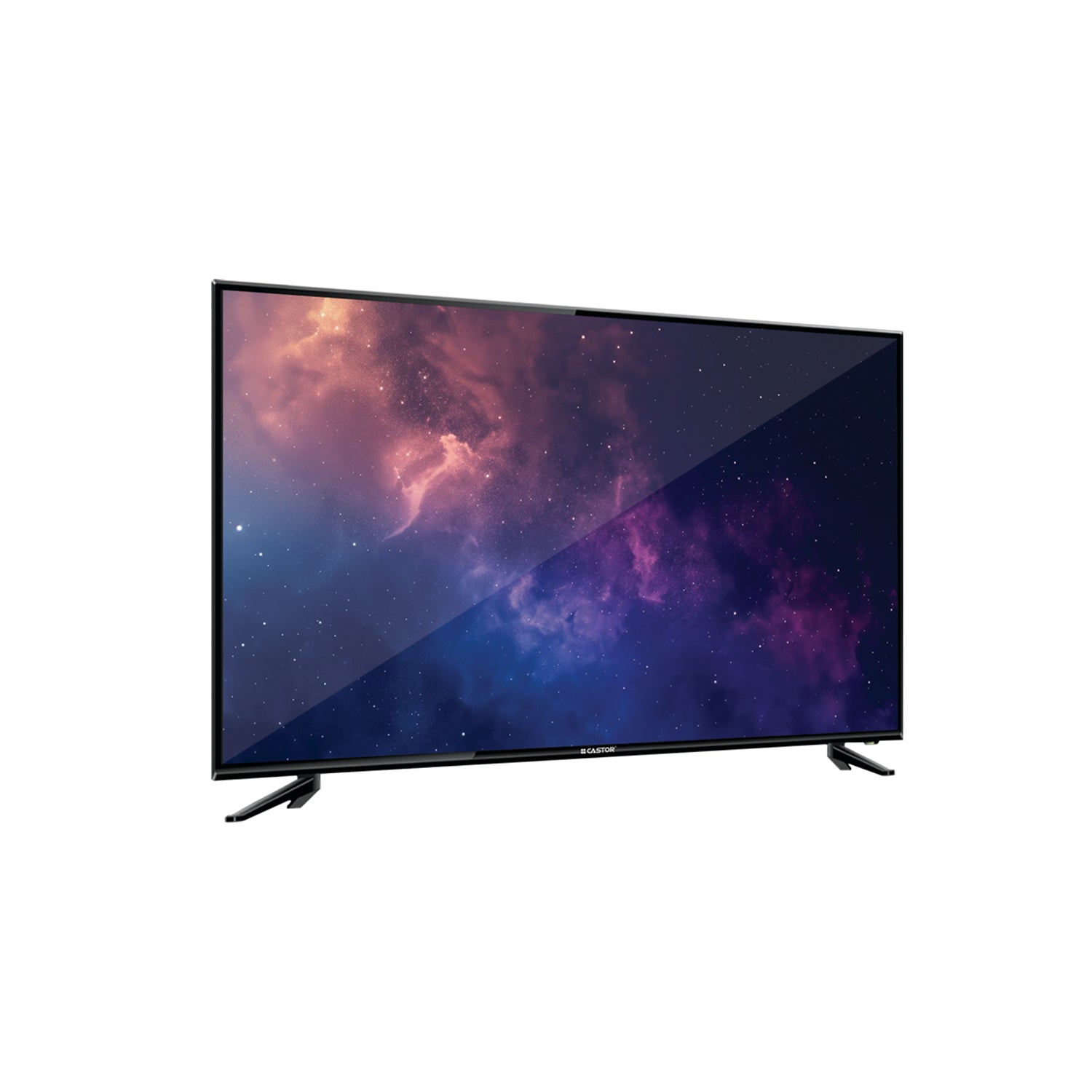 CASTOR CT LES 325SE 32 Inch Smart LED TV (80cm) Full HD, A+ Grade Panel, WiFi, 2 HDMI & 2 USB Ports, Stereo Box Speaker, 3 Year Warranty (Black)