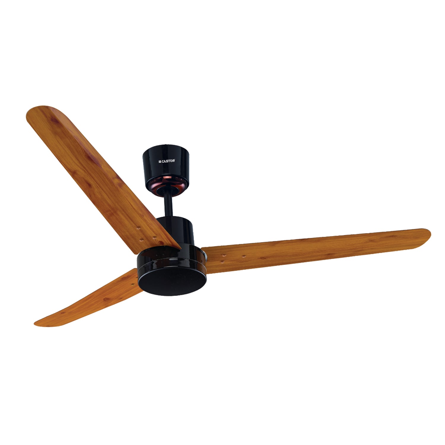 CASTOR WINDRA-WD BLDC Ceiling Fan, Wooden Finish, Power Saving up to 57%, Remote Control Operation, 28W, 3 Year Warranty